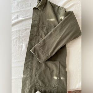 Men’s army green layering jacket